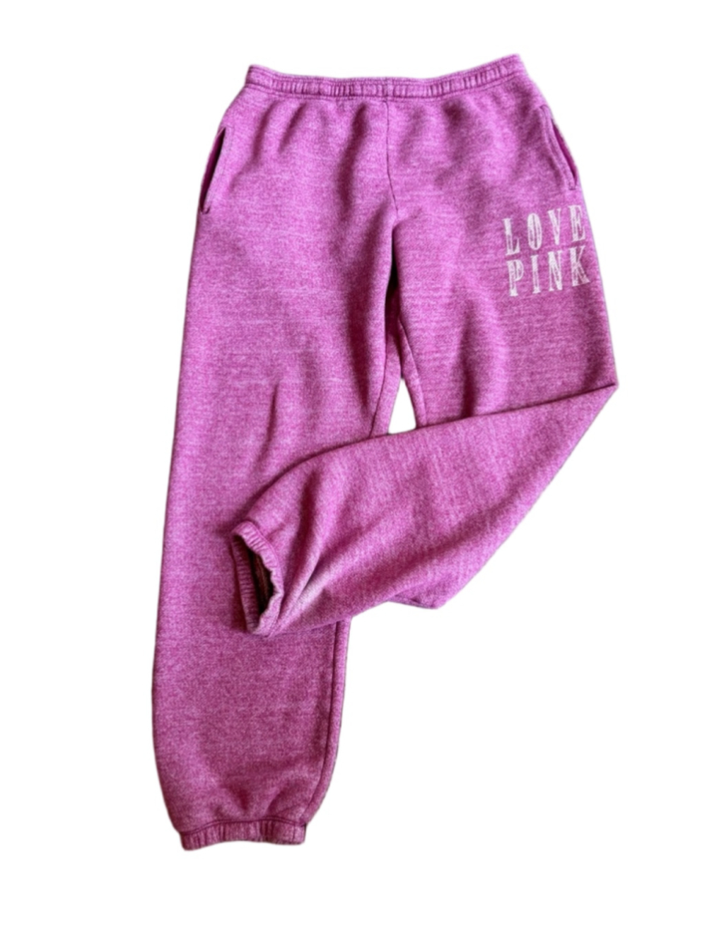 PINK Victoria's Secret Pink Heathered pink Jogger Sweatpants Campus pant size M